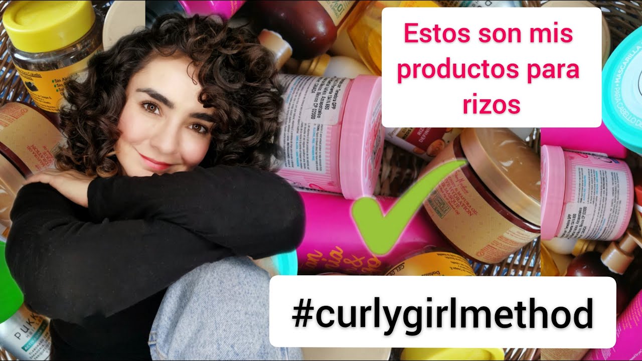 ¡ESTOS SON MIS PRODUCTOS PARA RIZOS! #MétodoCurlyGirl/ - YouTube