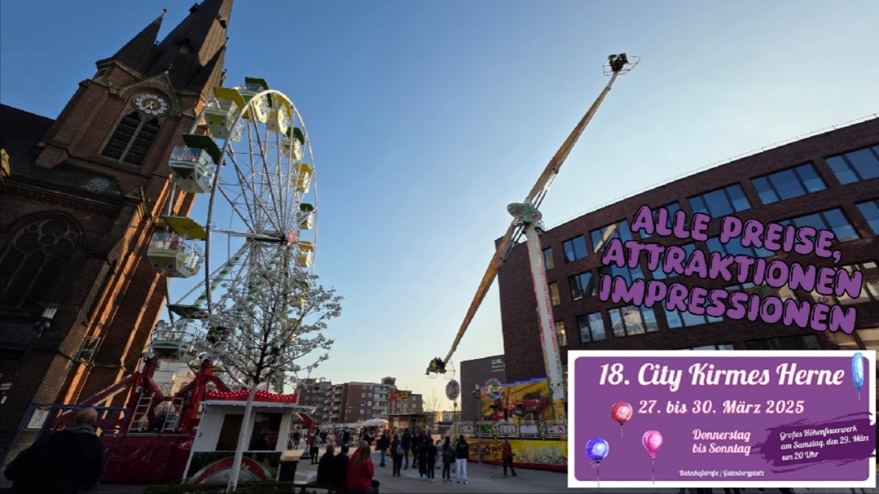 City Kirmes Herne 2025 - Alle Preise, Attraktionen & Impressionen