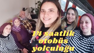 14 SAATLİK OTOBÜS YOLCULUĞU🚌| KUZENLE ORDU YOLCULUĞUMUZ 😊|BİZİMLE BİR GÜN