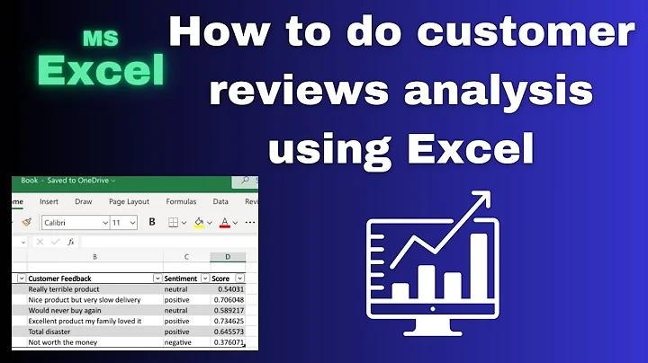 How to do customer reviews analysis using Excel