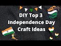 Top 3 Independence Day Craft Idea/Tricolor Craft Ideas/15thAugust Special #15august #badge #tricolor