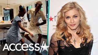 Madonna Shares Sweet Video Of Her Kids Dancing Together In The Kitchen