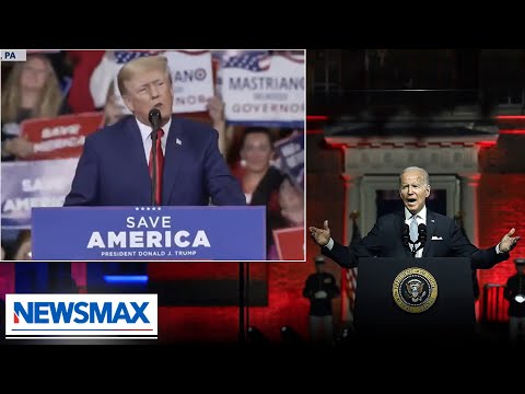 "Red lighting like the devil" | Trump responds to Biden's speech: