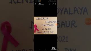World AIDS Day: Poster Making Activity by students of Kendriya Vidyalaya, Mandsaur screenshot 5