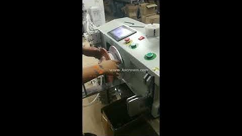 Automatic Cable Coil Winding and Bundling Machine, Wire Winding Machine with Counting Meter Feature