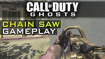 CoD Ghosts CHAIN SAW Best Setup - Chainsaw Gameplay - LMG Set Up
