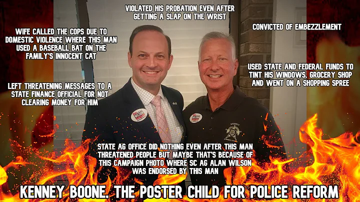 Kenney Boone, The Poster Child For Law Enforcement...