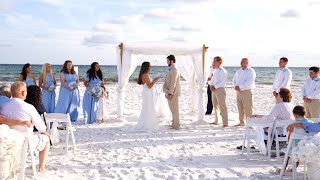 Destin Florida Beach Wedding | Dakota \& Payton Destination Wedding