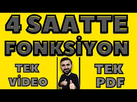 Fonksiyonlar   | AYT |  TÜM  Konu ANLATIMI  |   | TEK VİDEO  |  TEK PDF  |