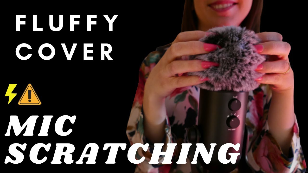 ASMR - FAST and AGGRESSIVE SCRATCHING MASSAGE | FLUFFY Mic Cover ...
