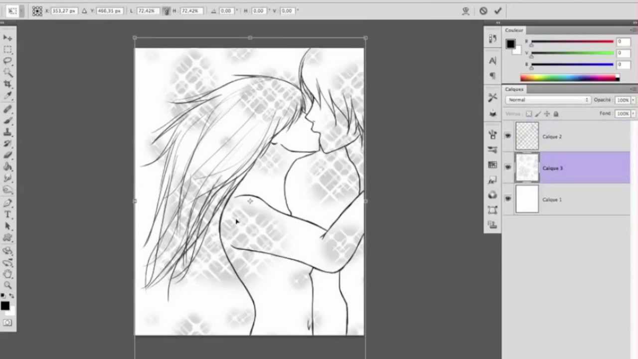 Tramer un dessin sur l'ordinateur  YouTube