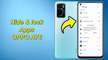 How to Hide & Lock  Apps in OPPO A76 l Oppo A76 mein Apps Kaise Lock Kare
