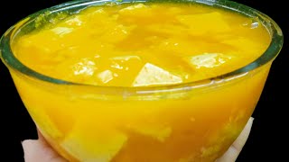Delicious Mango Pudding Recipe..... রেডি টু মিক্স দিয়ে মাংগো puddi
