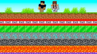 O MUNDO do MINECRAFT é feito de CAMADAS ALEATÓRIAS!