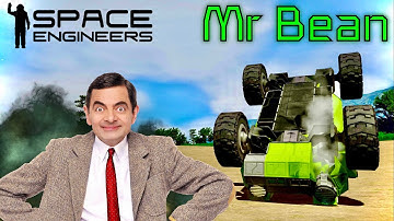 Mr Bean Crashes In Space Engineers