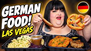 German Food Sampler Platter from Cafe Berlin Mukbang Eating Show screenshot 1