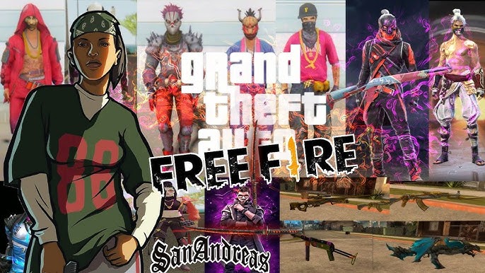 GTA SAN ANDREAS  FREE FIRE MOD ALL GPU 200MB NO SHORT LINK - BiliBili