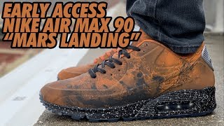 air max mars landing on feet