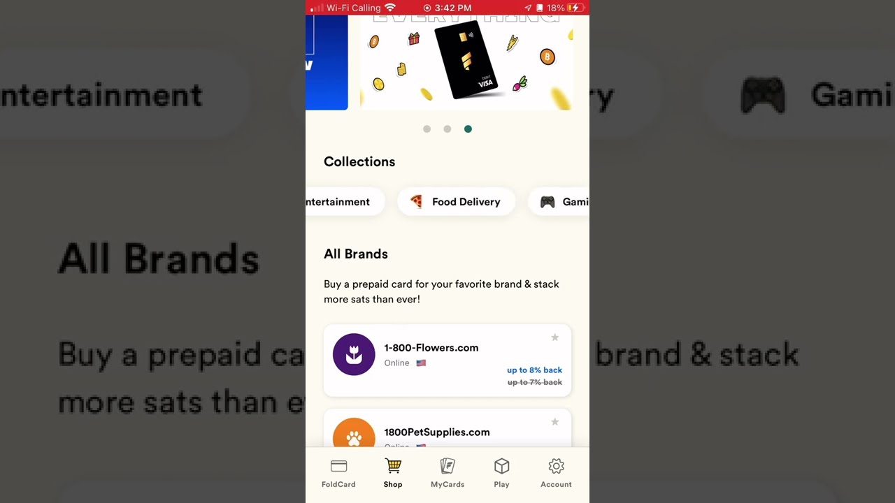 Earn .01 Bitcoin back when you buy Gift Cards on Fold App 🛍 Amazon Chipotle 🌮