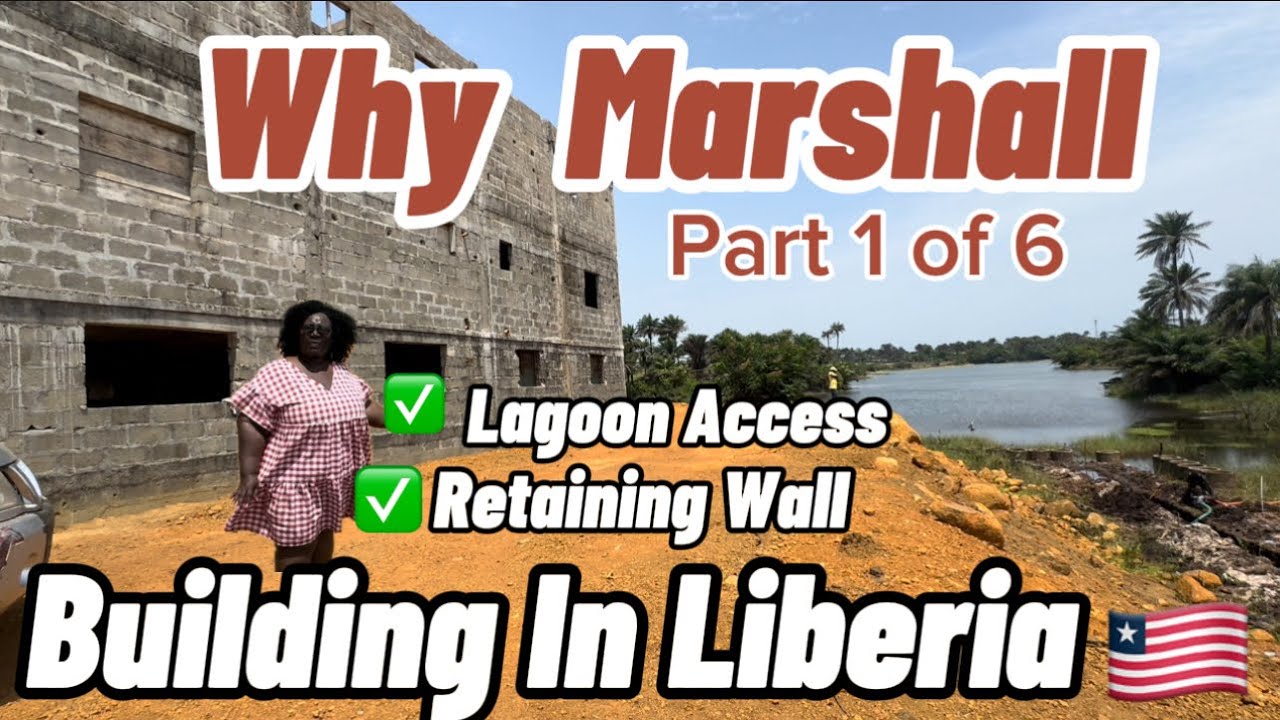 Building House In Liberia, West Africa 🇱🇷2024 Building A Retaining