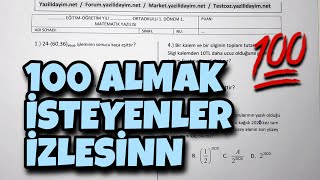 6.Sınıf İngilizce 1.Dönem 1.Yazılı Soruları Ve Cevapları