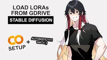 Load LoRA from Google Drive - Stable Diffusion Google Colab AUTOMATIC1111 web ui