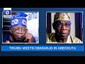 Tinubu Meets With Former Obasanjo In Abeokuta