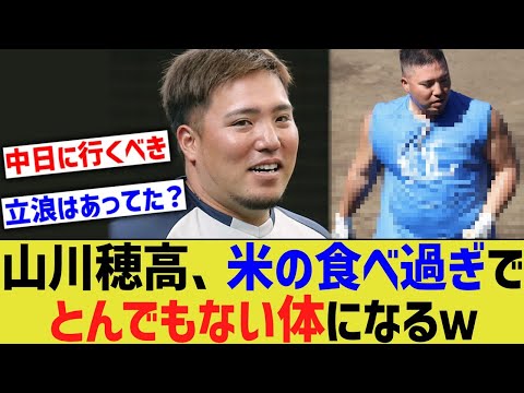山川穂高、米を食べ過ぎた結果とんでもない体になってしまう…【なんJ なんG野球反応】【2ch 5ch】