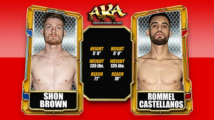 AKA 20 Fight 2 Shon Brown vs Rommel Castellanos