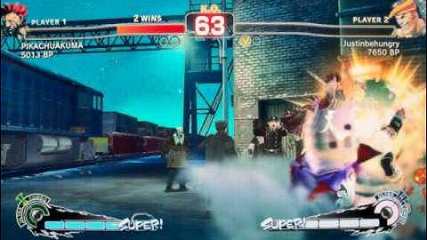 SSFIV ENDLESS BATTLE MATCH JR RODRIGUEZ ( AKUMA ) VS Justinbehungry ( ADON ) ON XBOX 360 GAME 8