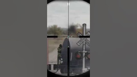 A moving Train and 2 Targets #lonewolf #sniper