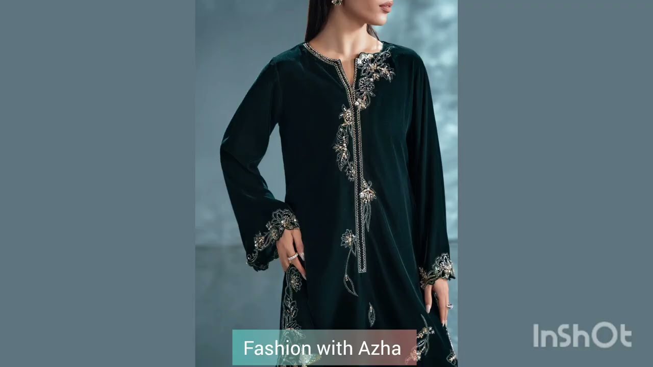 Stylish Velvet Dress Designs 2025-26|| Latest and Beautiful Velvet Dress Design 2025-26