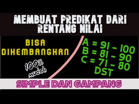 Video: Cara Mengatur Rentang Di Excel