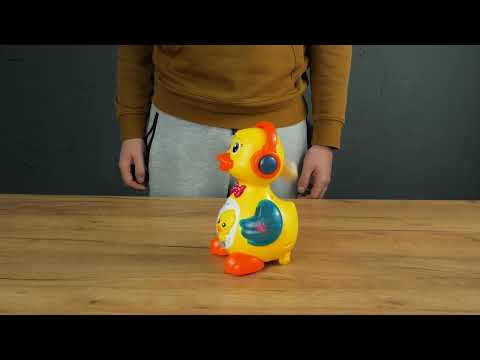Інтерактивна музична іграшка для дітей Каченя TK Group українська озвуча, видео 1