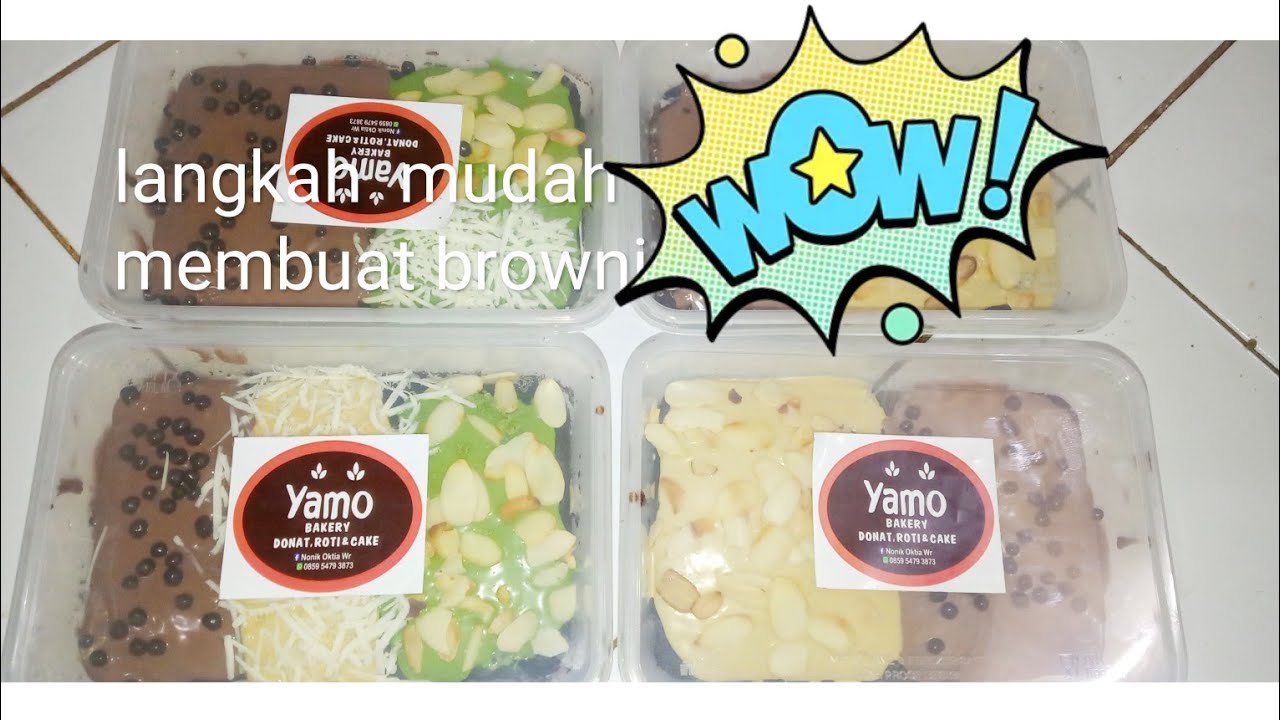 Cara praktis membuat brownies lumer / resep dasar brownies/ide bisnis