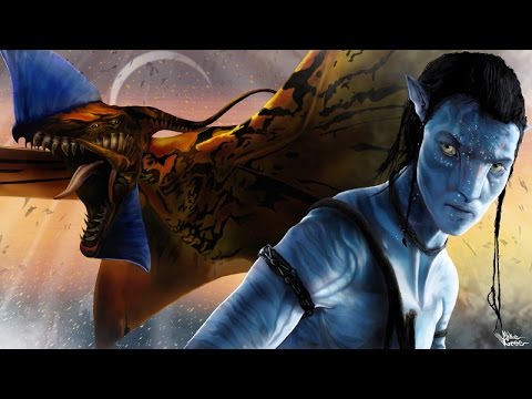 Avatar Speed Painting - Jake & The Great Leonopteryx