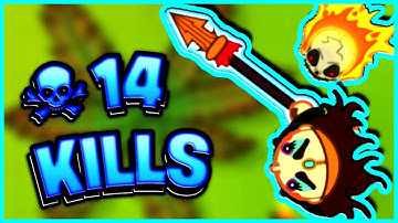 Yohoho.io - Pro Player - 14 Kills Amazing Win - SPEAR LADY