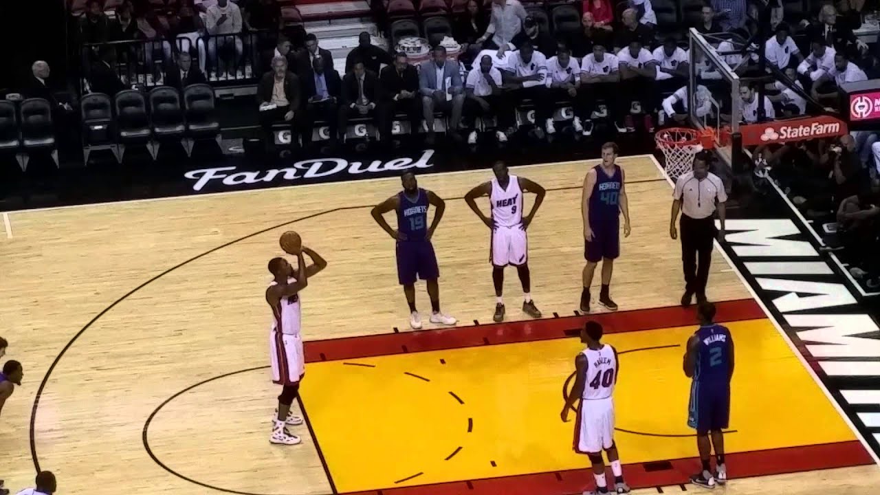 Chris Bosh shooting a free throw Shooting Form Miami HEAT YouTube
