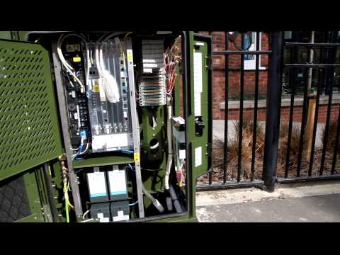 Inside a BT FTTC cabinet