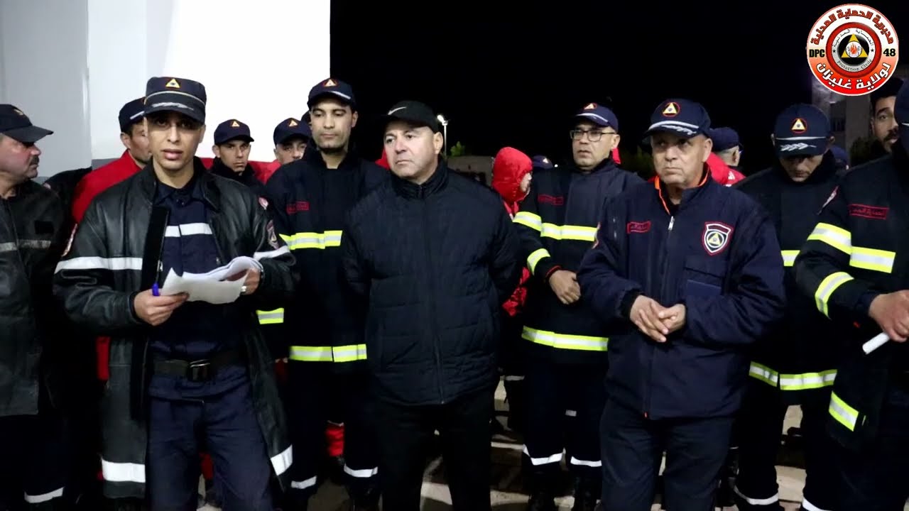 مشاركة مفرزة الدعم و التدخل الأولي للحماية المدنية لولاية غليزان في المناورة الوطنية  ولاية البويرة.