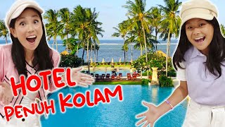 NGINAP DI HOTEL PENUH KOLAM RENANG !! Roomtour Yuk | Vlog Liburan Bali Part 8 | CnX Adventurers