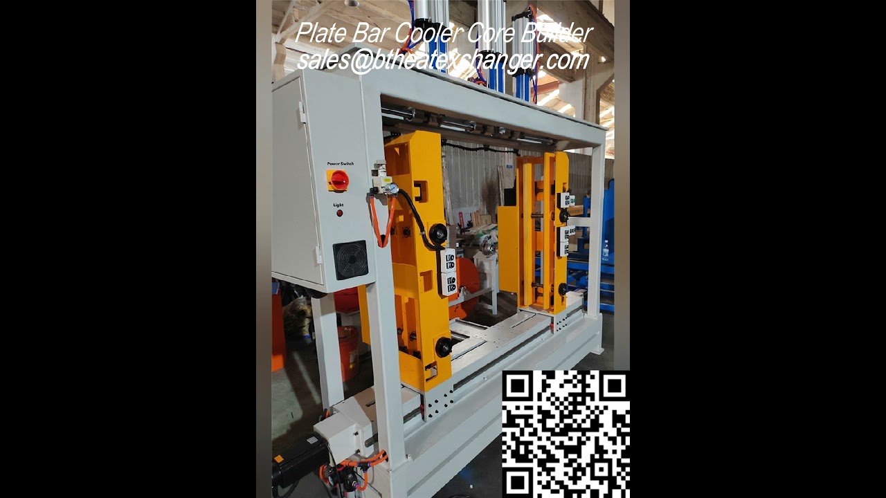 Plate Bar Cooler Core Builder