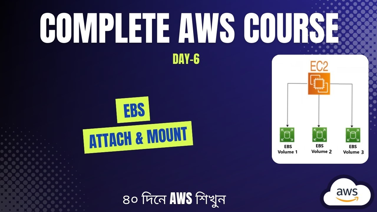 AWS EBS Tutorial | Create, Attach & Mount Volume to EC2 (Step-by-Step ...
