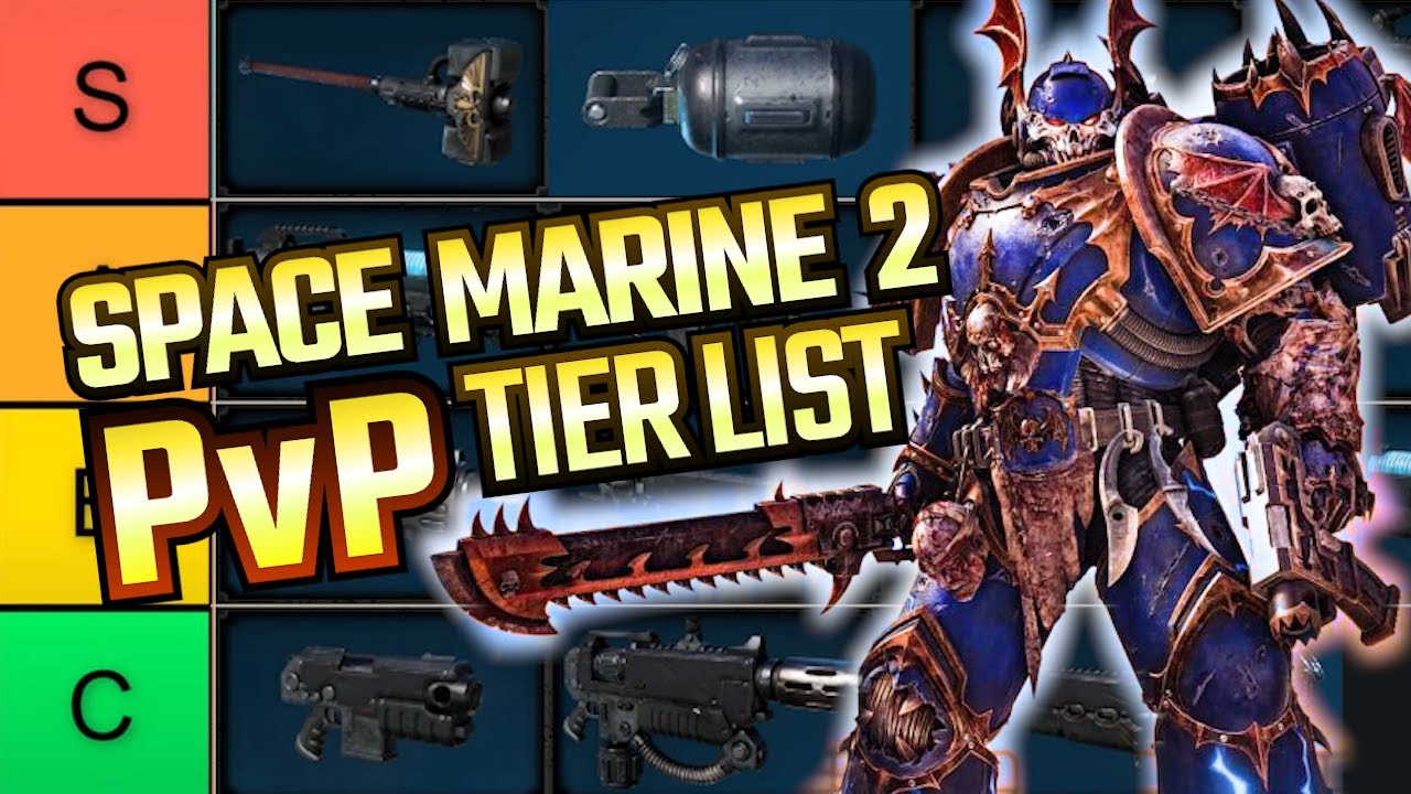 THE BEST & WORST PVP WEAPON TIER LIST SPACE MARINE 2 MULTIPLAYER