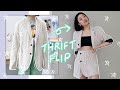 THRIFT FLIP / DIY Men's Blazer ➡️ Two Piece Skirt Suit ✨