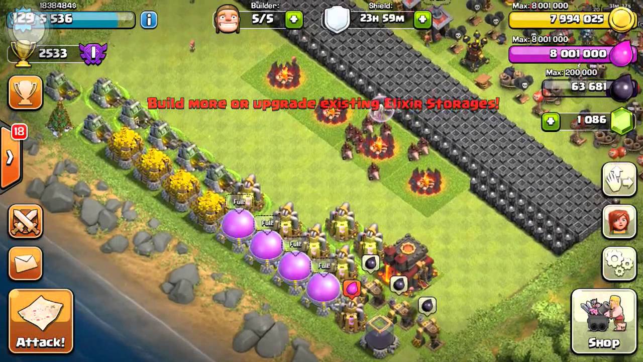 clash of clans free loot giveaway waatt bout that clash of clans loot chart