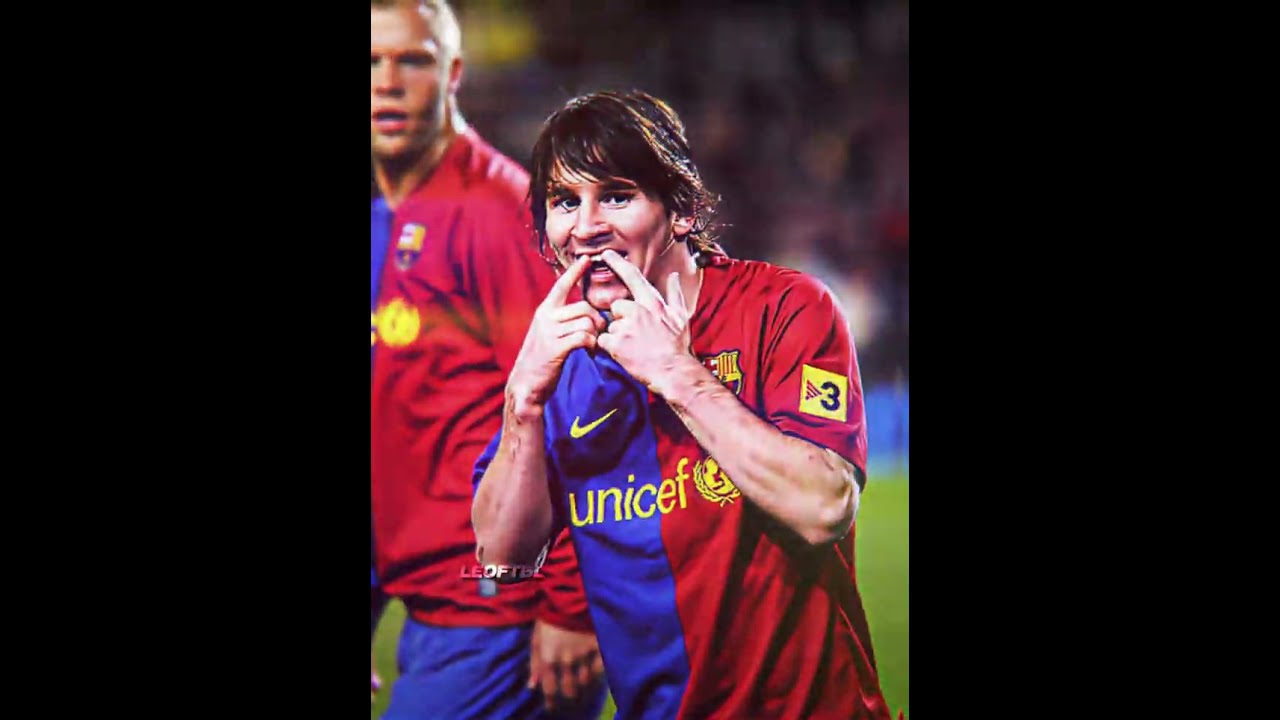Young Messi Celebrations 
