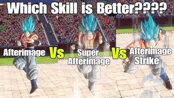 Xenoverse 2 Skill Test! Afterimage Vs. Super Afterimage Vs. Afterimage Strike!!