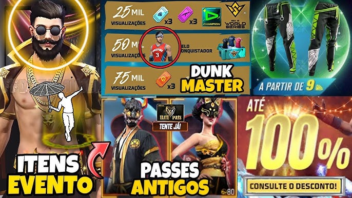 Free Fire, Calça Angelical, Passe Antigo