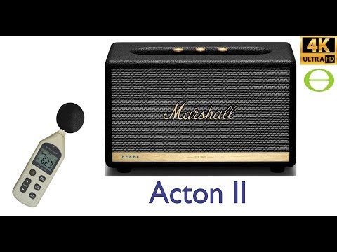 Unboxing and detailed technical review of the Marshall Acton II Bluetooth speaker.